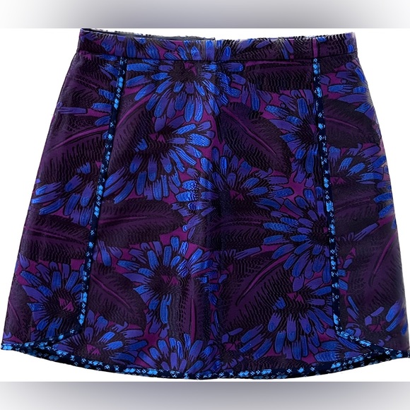 J. Crew Iridescent Midnight Floral Jacquard Mini Skirt - Picture 10 of 15